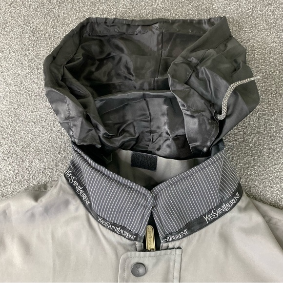 Vintage Ysl Yves Saint Laurent Harrington Jacket Reversible Men’s Size XL - Picture 5 of 16